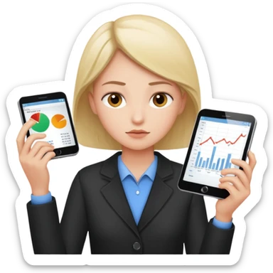 A person undertaking a manual review or triaging of the inputs of events sticker