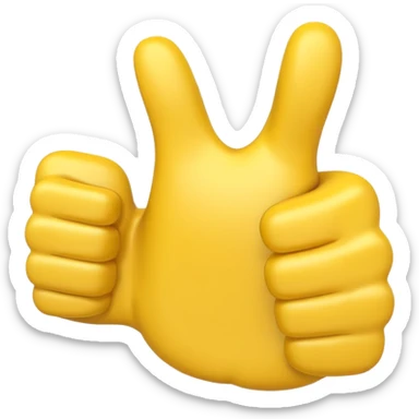 thumbs up emoji sticker