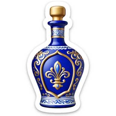 Bottle of clase azul tequila sticker