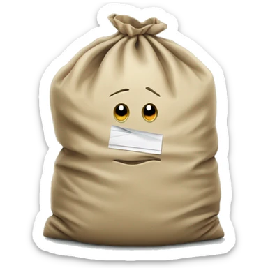 Overstuffed Mail Bag sticker