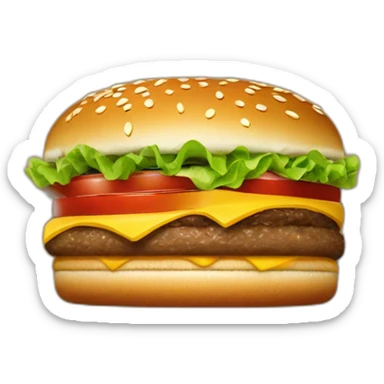 burger king logo sticker