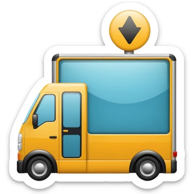 goods delivery point boutique sticker