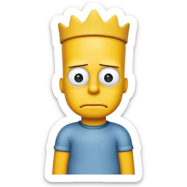 bart simpson sticker