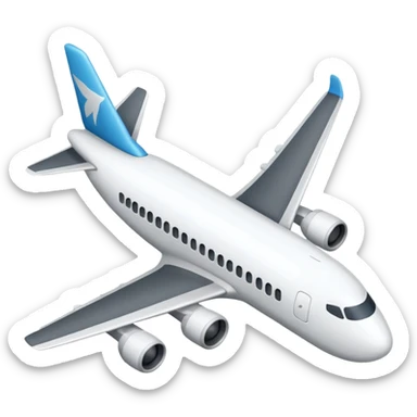 iPhone airplane mode symbol sticker