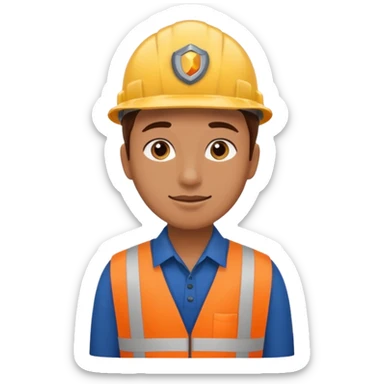 A landscaping company employee asking another person sticker