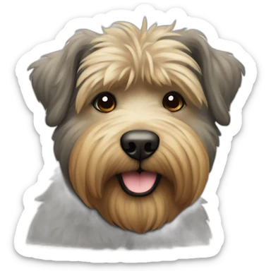 Bouvier bernlut sur un trottoir sticker