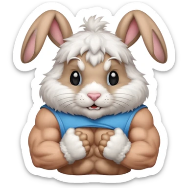 6 pack rabbit sticker
