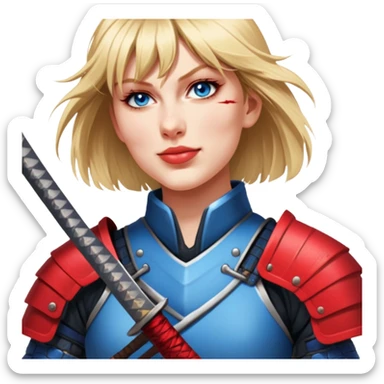 Battle-Ready Samurai sticker