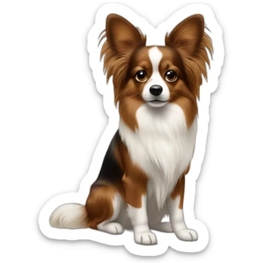 Papillon sticker