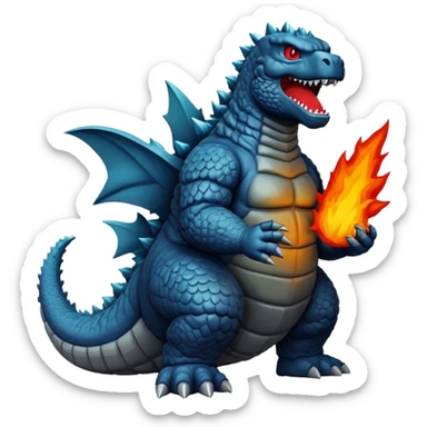 Godzilla  sticker