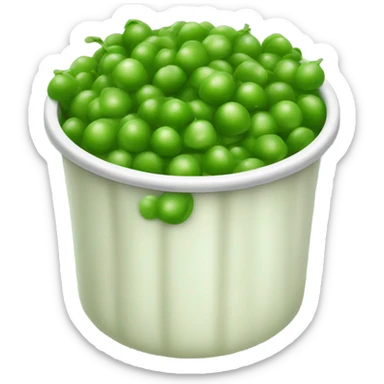 Peas in applesauce sticker