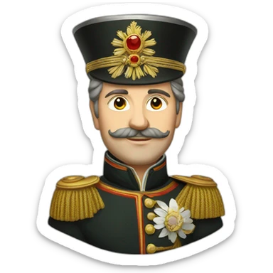 Nicholas russian tsar sticker
