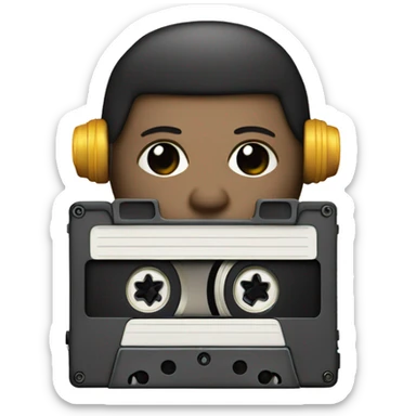 casette player sticker