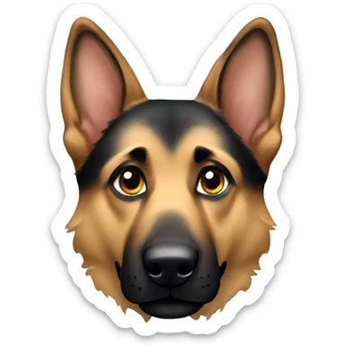 German shepherd  sticker
