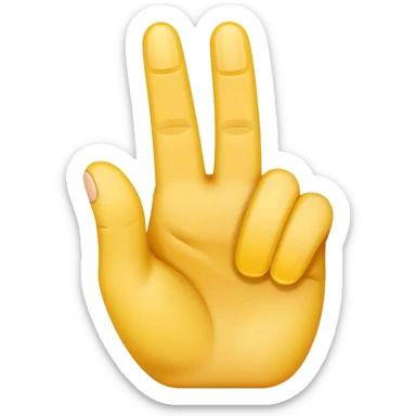 Emoji throwing up the middle finger  sticker
