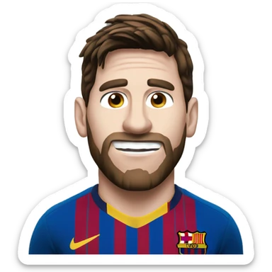 Messi scored goal sticker