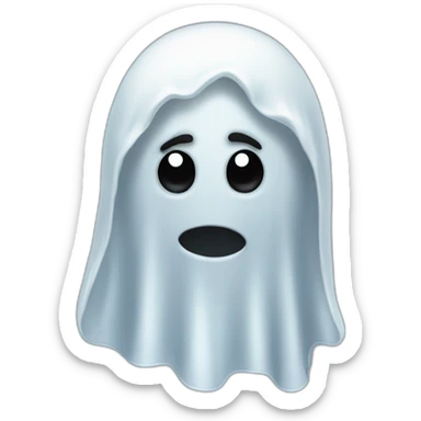Childish ghost sticker