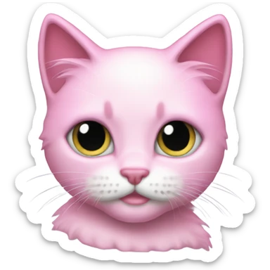 hellp kitty pink sticker