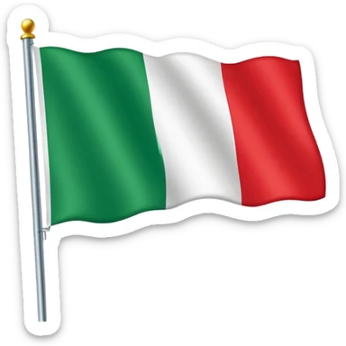 Italy flag sticker