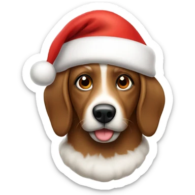 Santa hat doxin sticker