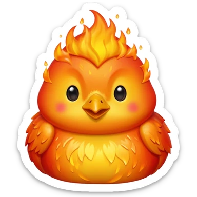 🔥+🐥+💦 sticker