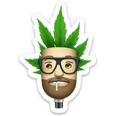Thc vape sticker