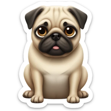 Pugs sticker