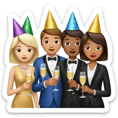 create a realistic emoji showing warehouse partners  sticker