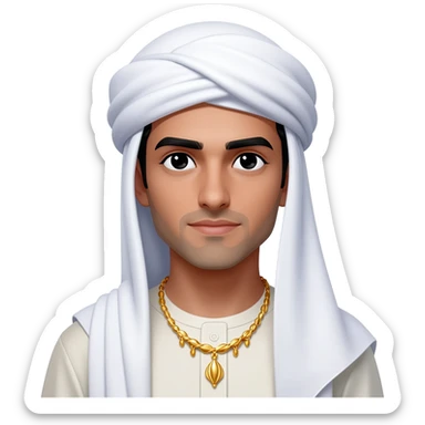 Young handsome sheikh sticker