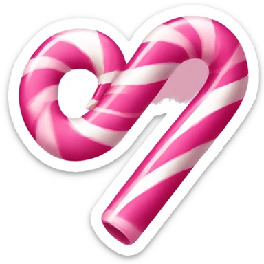 candy cane pink  sticker