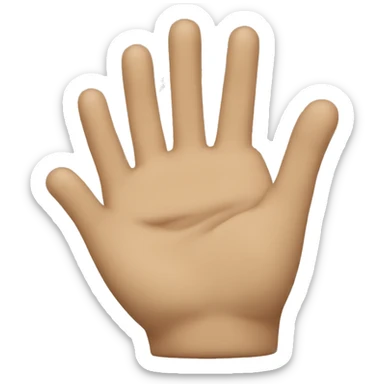 Make it so that the fingers of the emoticon were down sticker