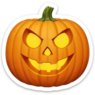 halloween Pumpkin Head sticker