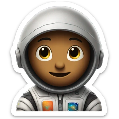 ET hugging a planet floating in space  sticker