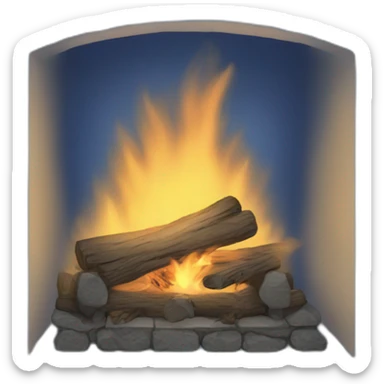 App Witherspoon hearth blue sticker