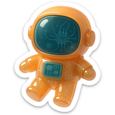 astronaut sticker