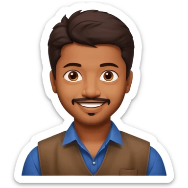 Vijay Thalapathy Tamil actor  sticker