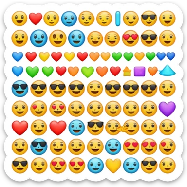 Emojis passend für tiktok sticker