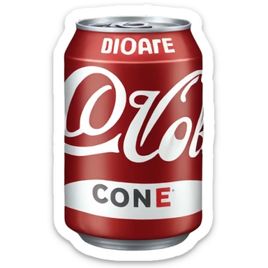 can of diet coke sticker