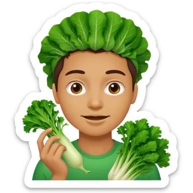 eating greens sticker