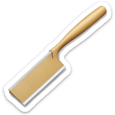 squeegee with long wooden handle sticker