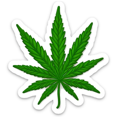 marijuana sticker