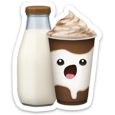 milk and mocha sticker