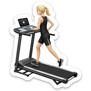 under desk treadmill sticker
