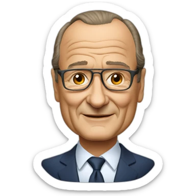 Jacques chirac sticker