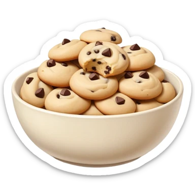 Cookie dough sticker
