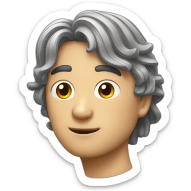 guy named hugo who likes noodles indo sticker