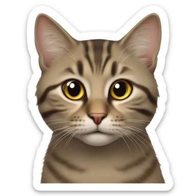 Ağlayan kedi sticker
