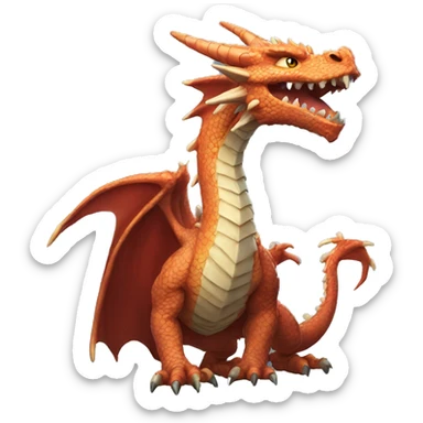 Superior dragon sticker