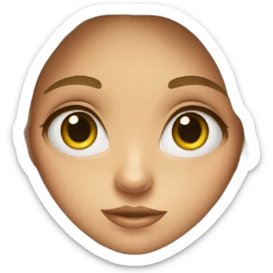 Big eyes girl sticker