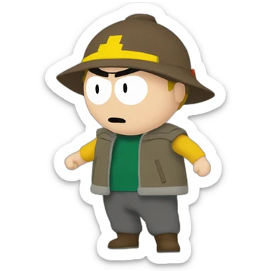 Cartman super Saiyan  sticker
